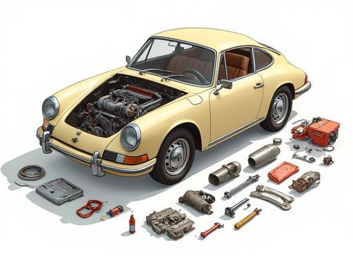 Image illustrating the Disassembly stage of the restoration process.
