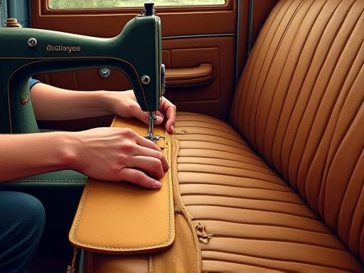 Image illustrating the Upholstery & Trim stage of the restoration process.